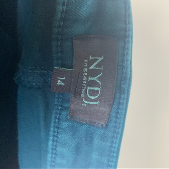 NEW NYDJ | Sheri Pintuck Slim Ankle Jeans Bluebell - Picture 10 of 11